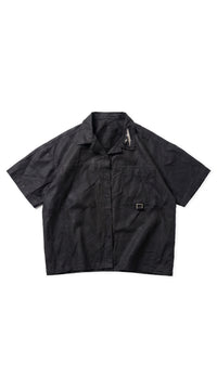 WAXED BLACK SHIRT
