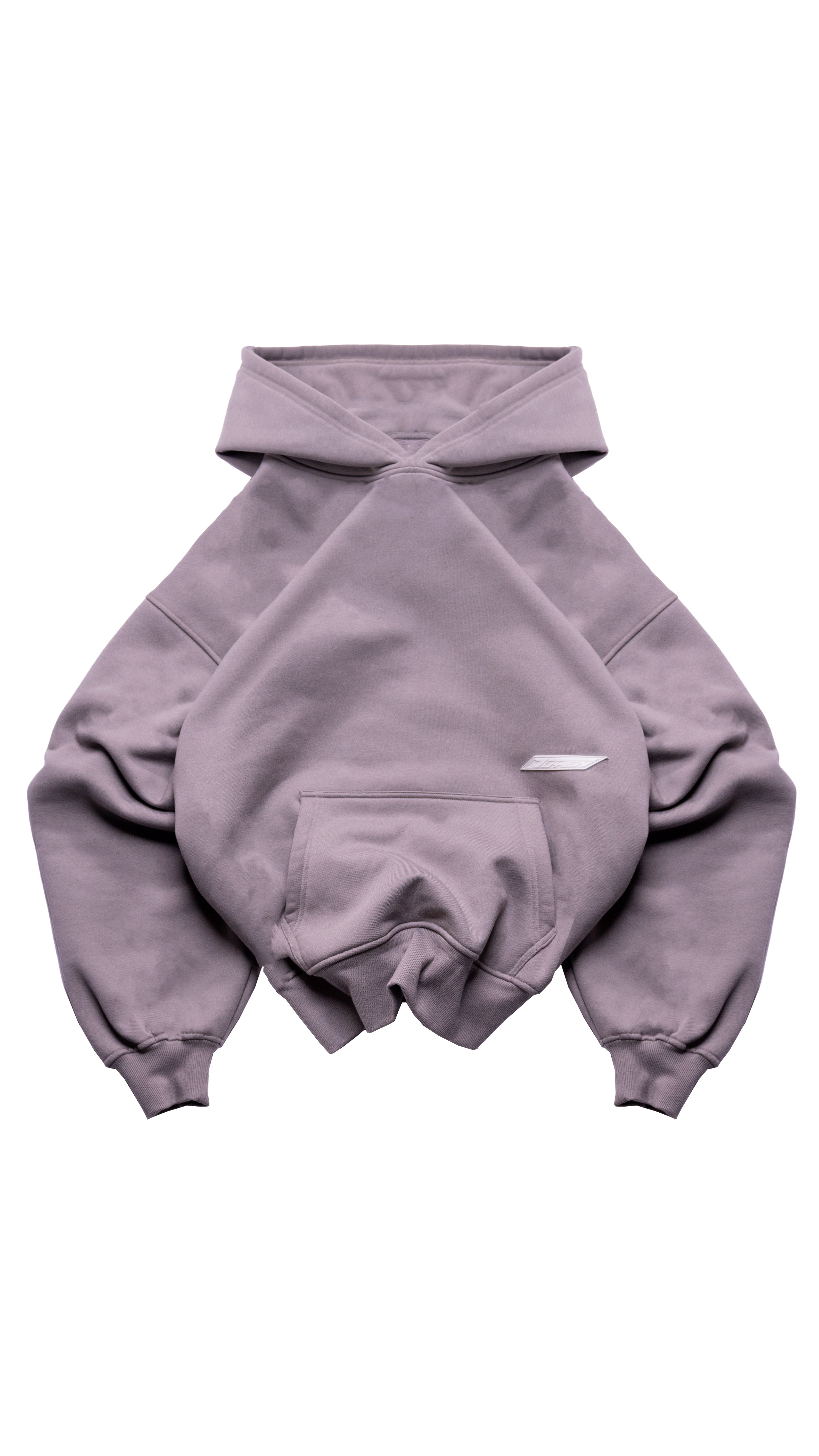 CONCRETE GREY RACER HOODIE-3