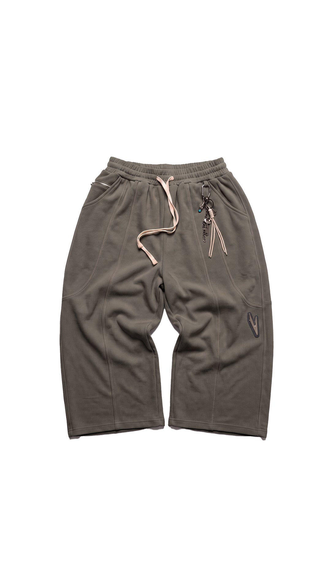 FOREST GREEN WIDE LEGGED SWEATS — PRE-ORDER