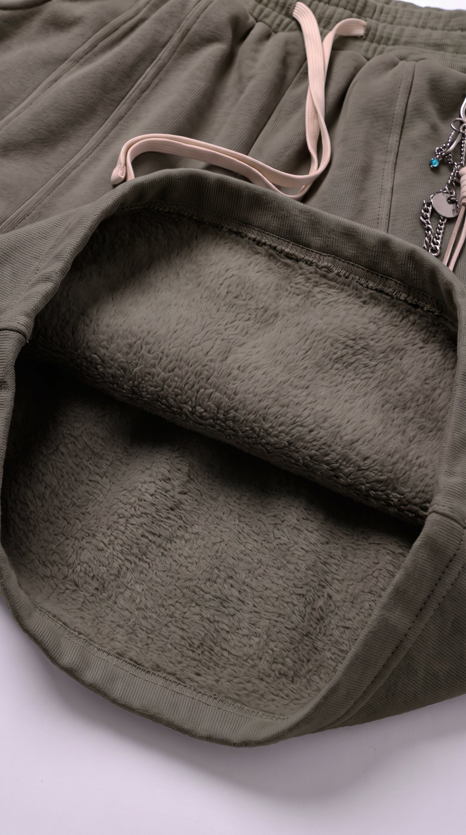 FOREST GREEN WIDE LEGGED SWEATS — PRE-ORDER-4