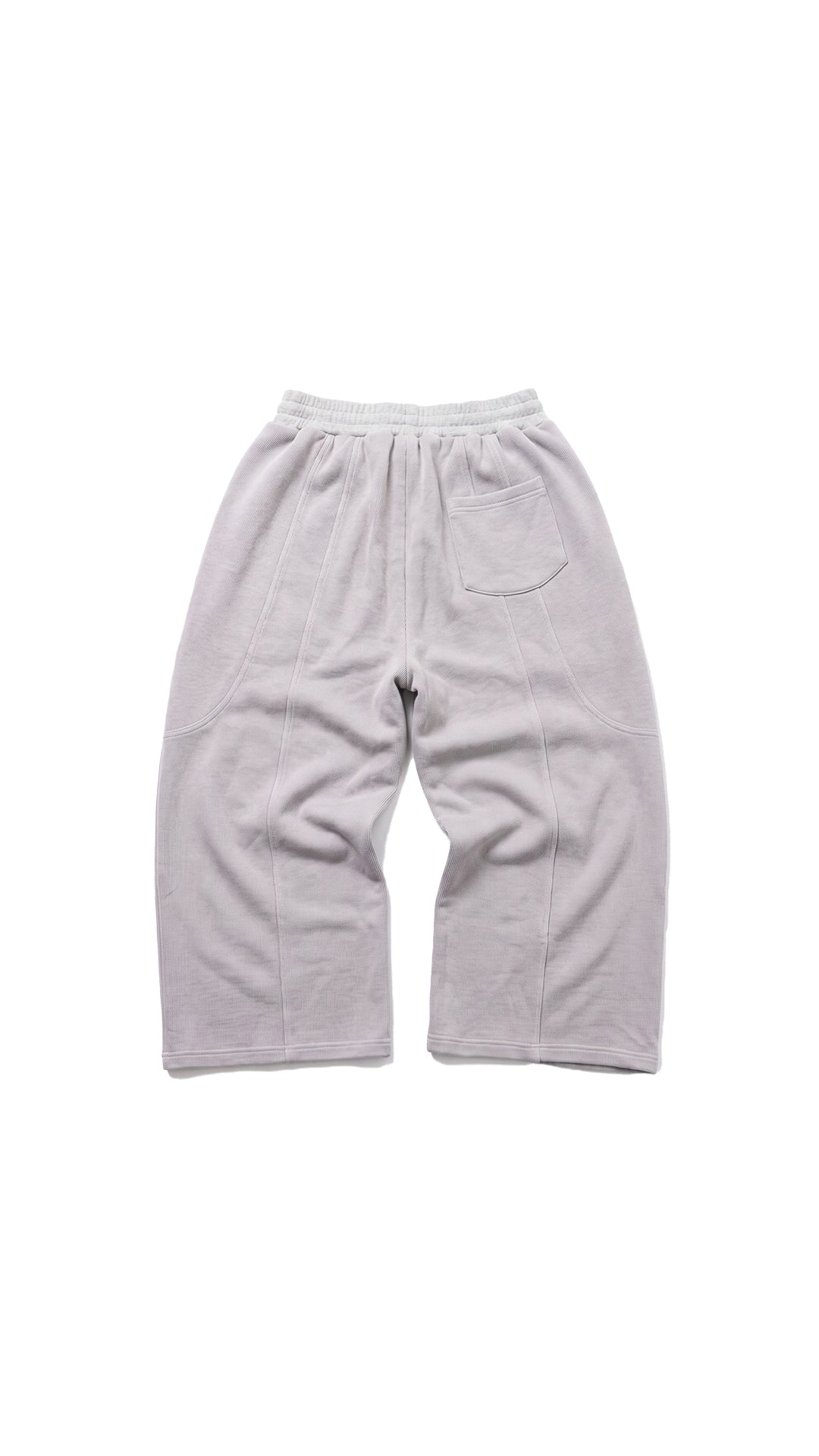 STONE GREY WIDE LEGGED SWEATS — PRE-ORDER-2