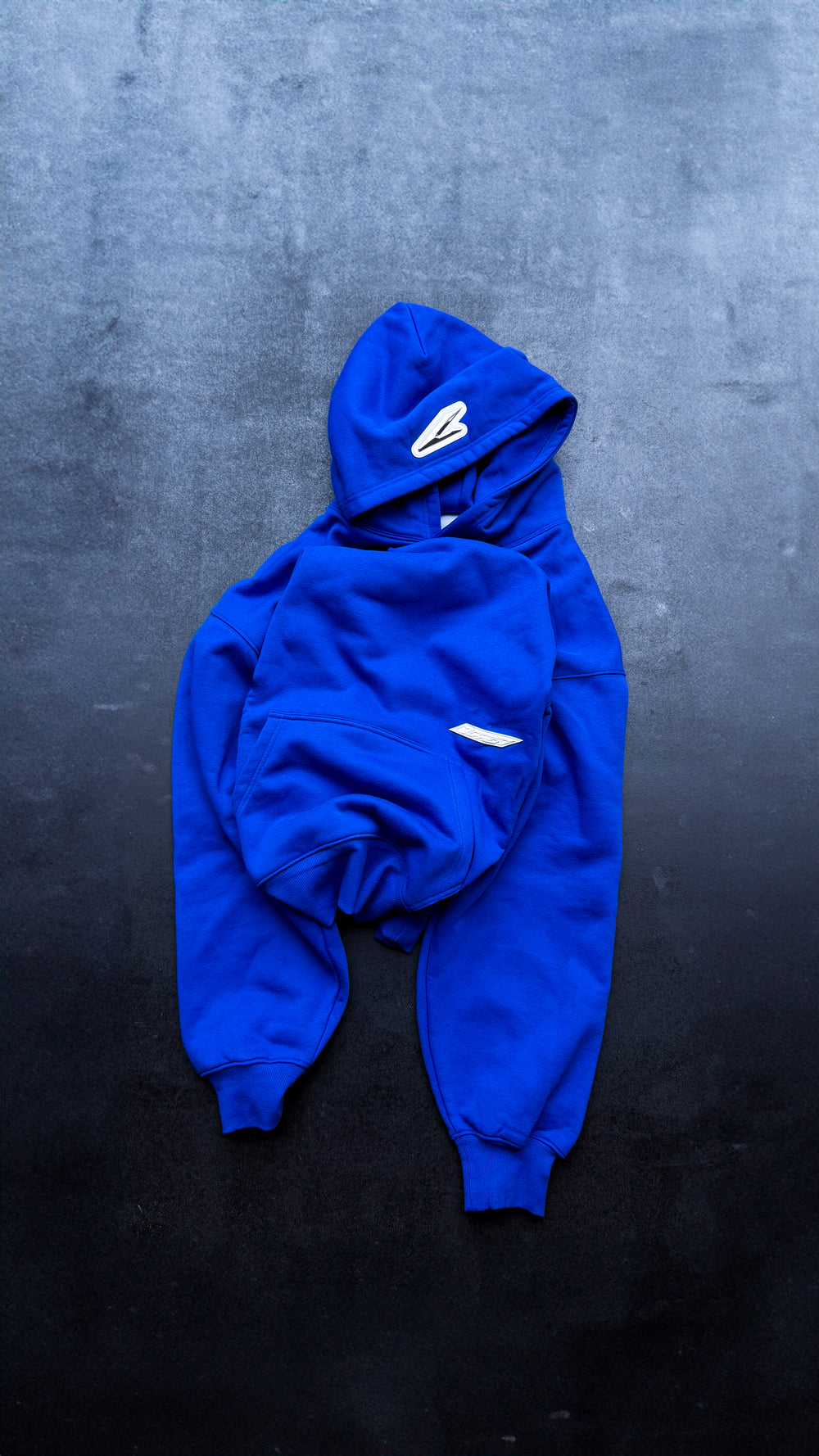 COBALT BLUE RACER HOODIE V2 [PRE-ORDER]