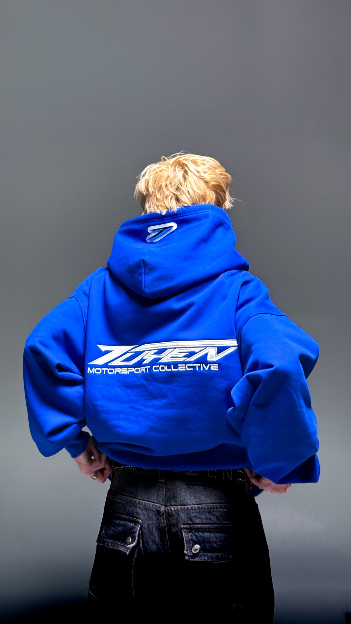 COBALT BLUE RACER HOODIE V2 [PRE-ORDER]-3
