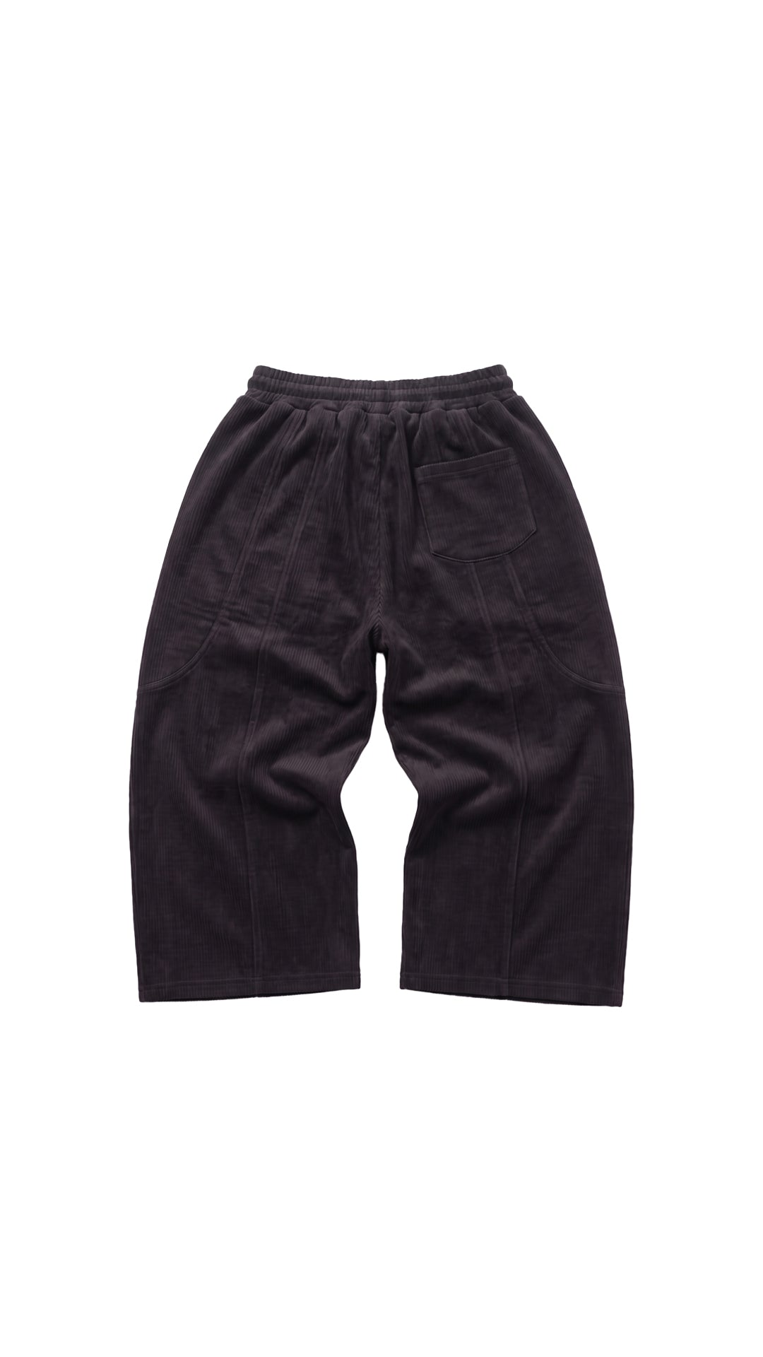 MIDNIGHT BLACK WIDE LEGGED SWEATS-4