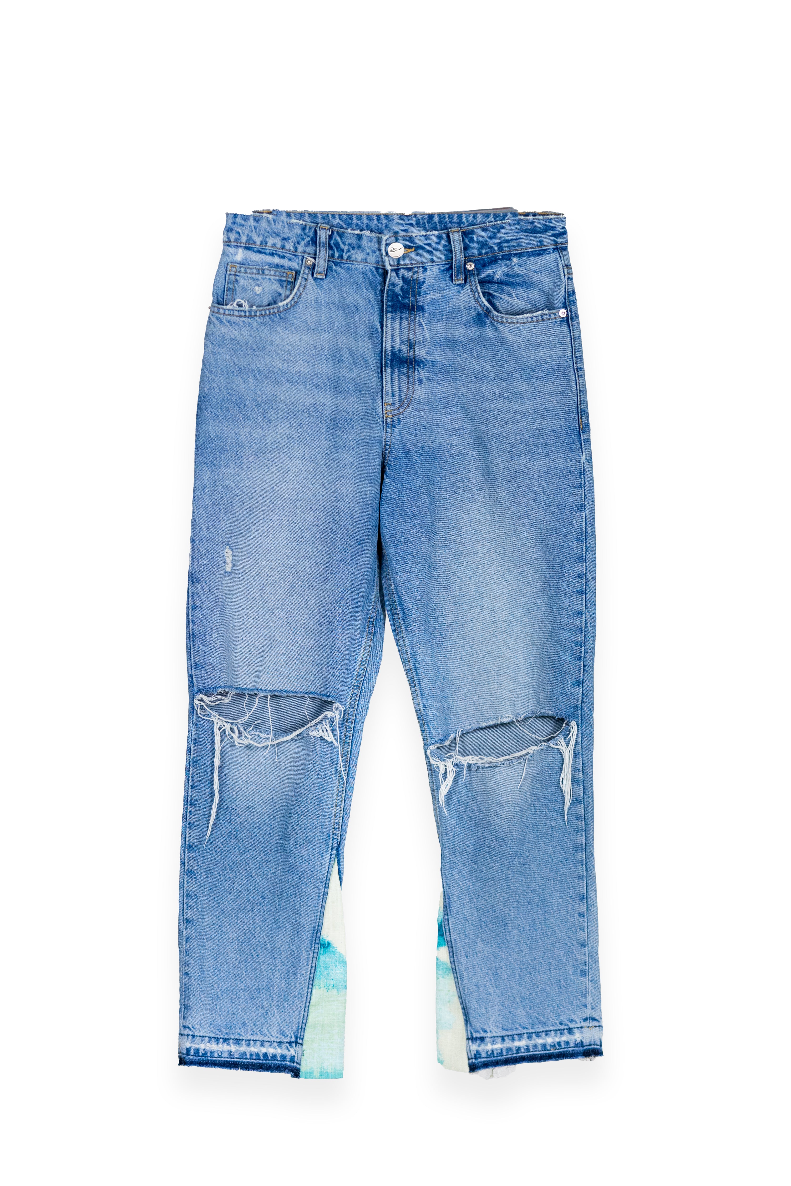 DISTRESSED SKY DENIM