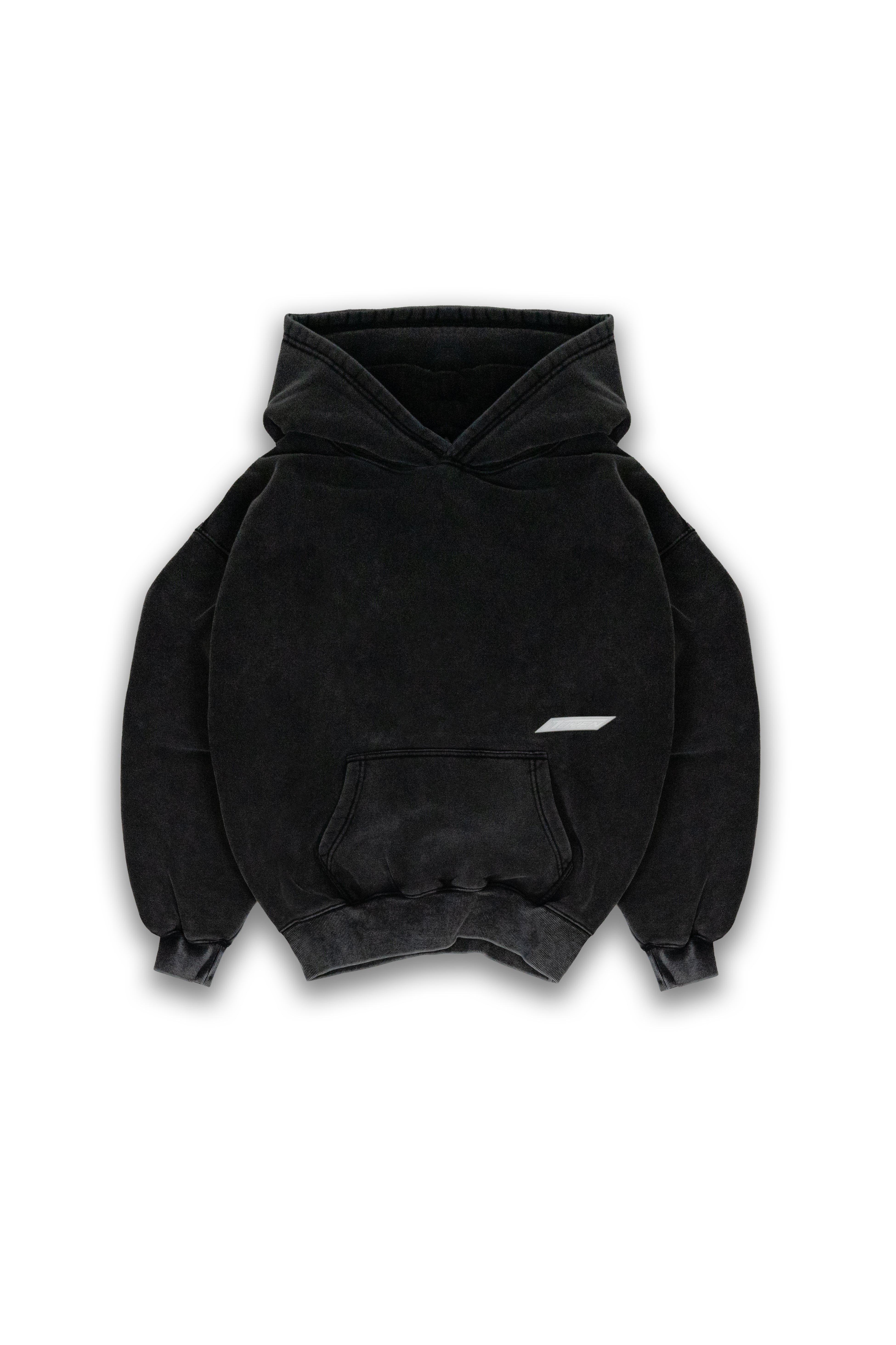 VINTAGE BLACK RACER HOODIE