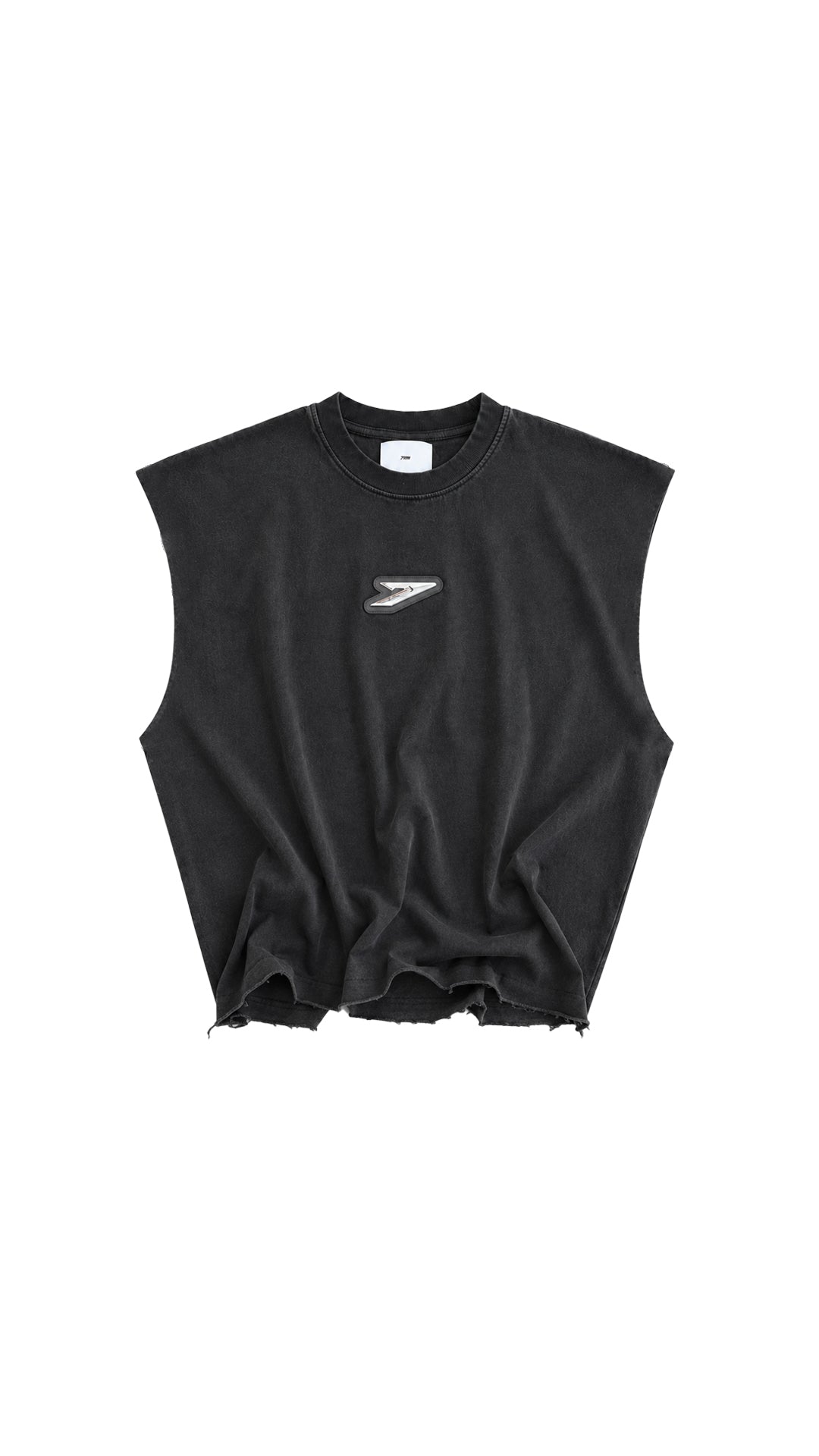 Washed Black Muscle Tank