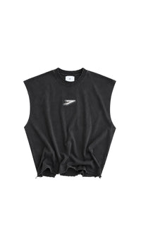 VINTAGE BLACK MUSCLE TANK