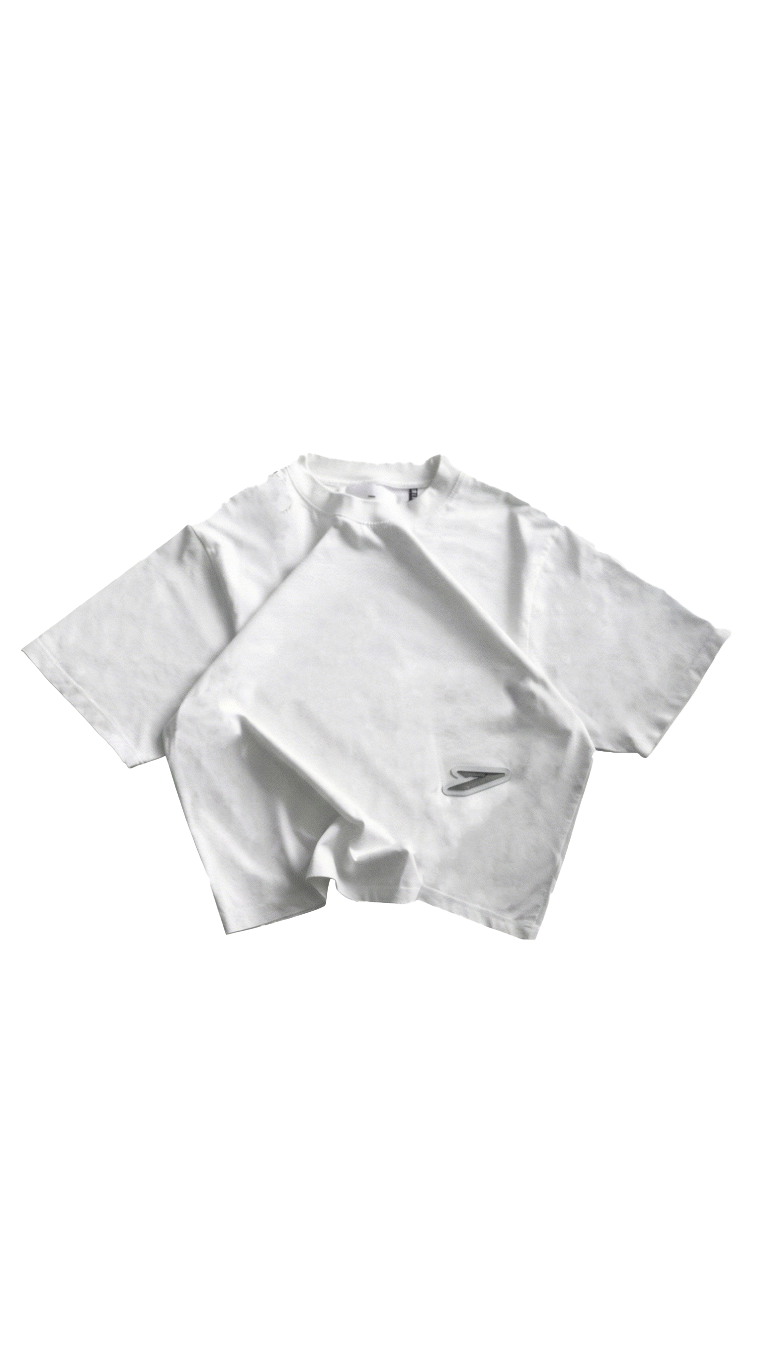 WHITE RACER TEE