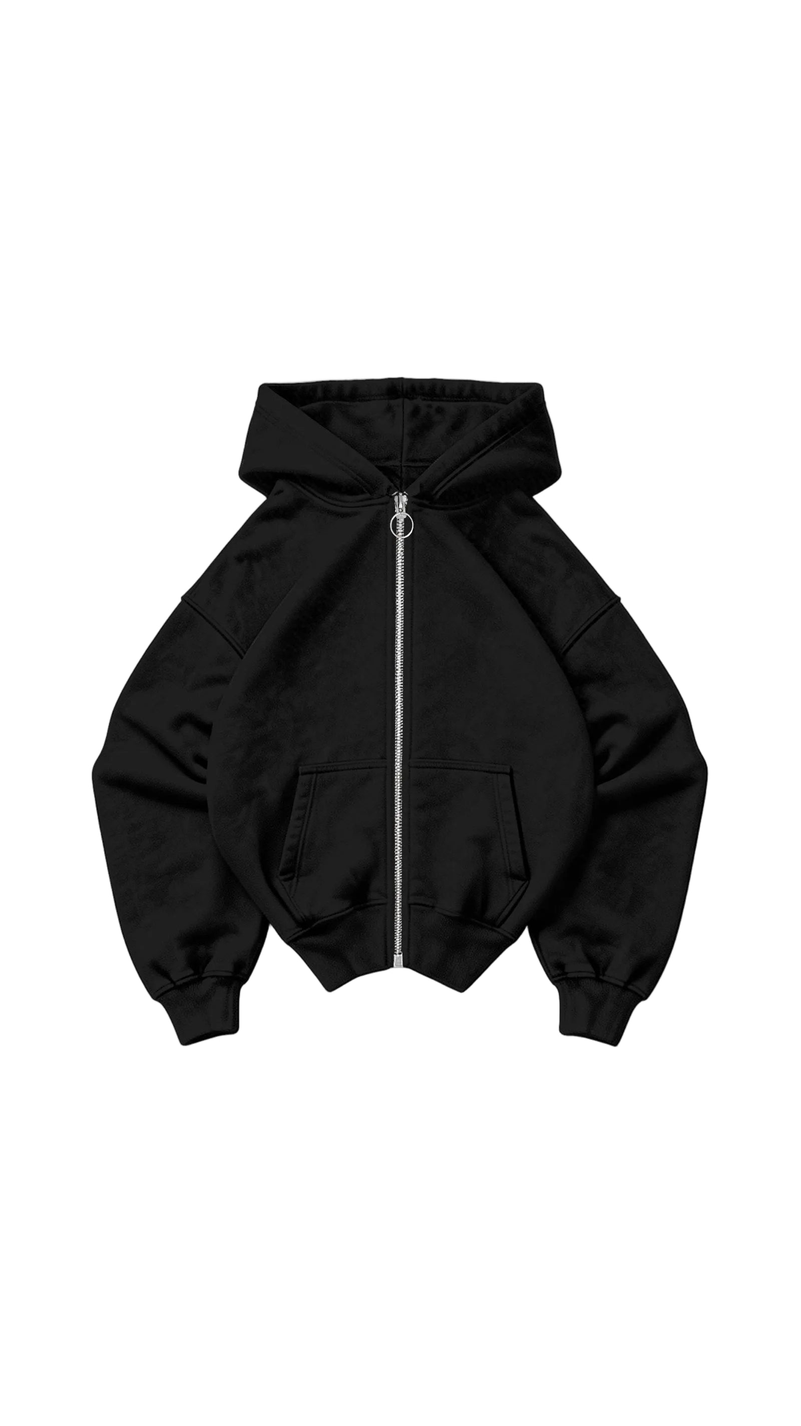 DARK GREY ATHLETIC ZIP UP-3