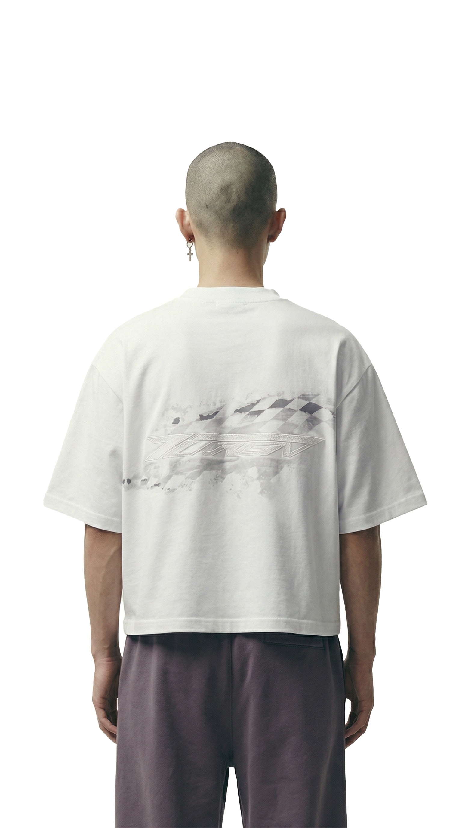 WHITE RACER TEE-4