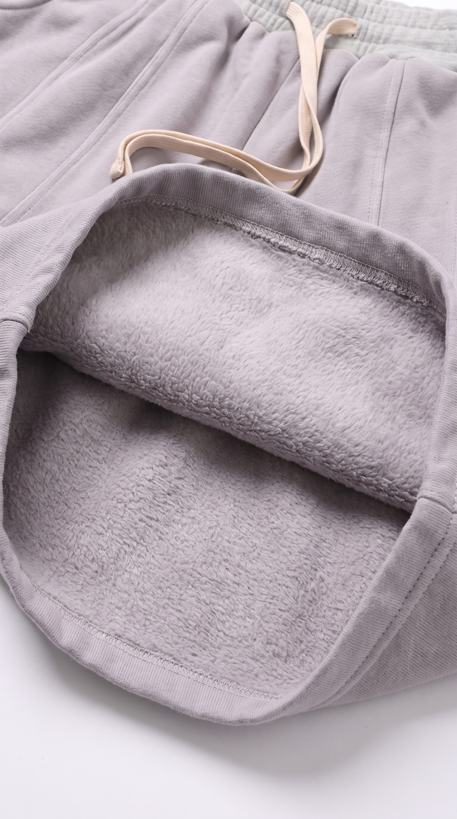 STONE GREY WIDE LEGGED SWEATS — PRE-ORDER-4