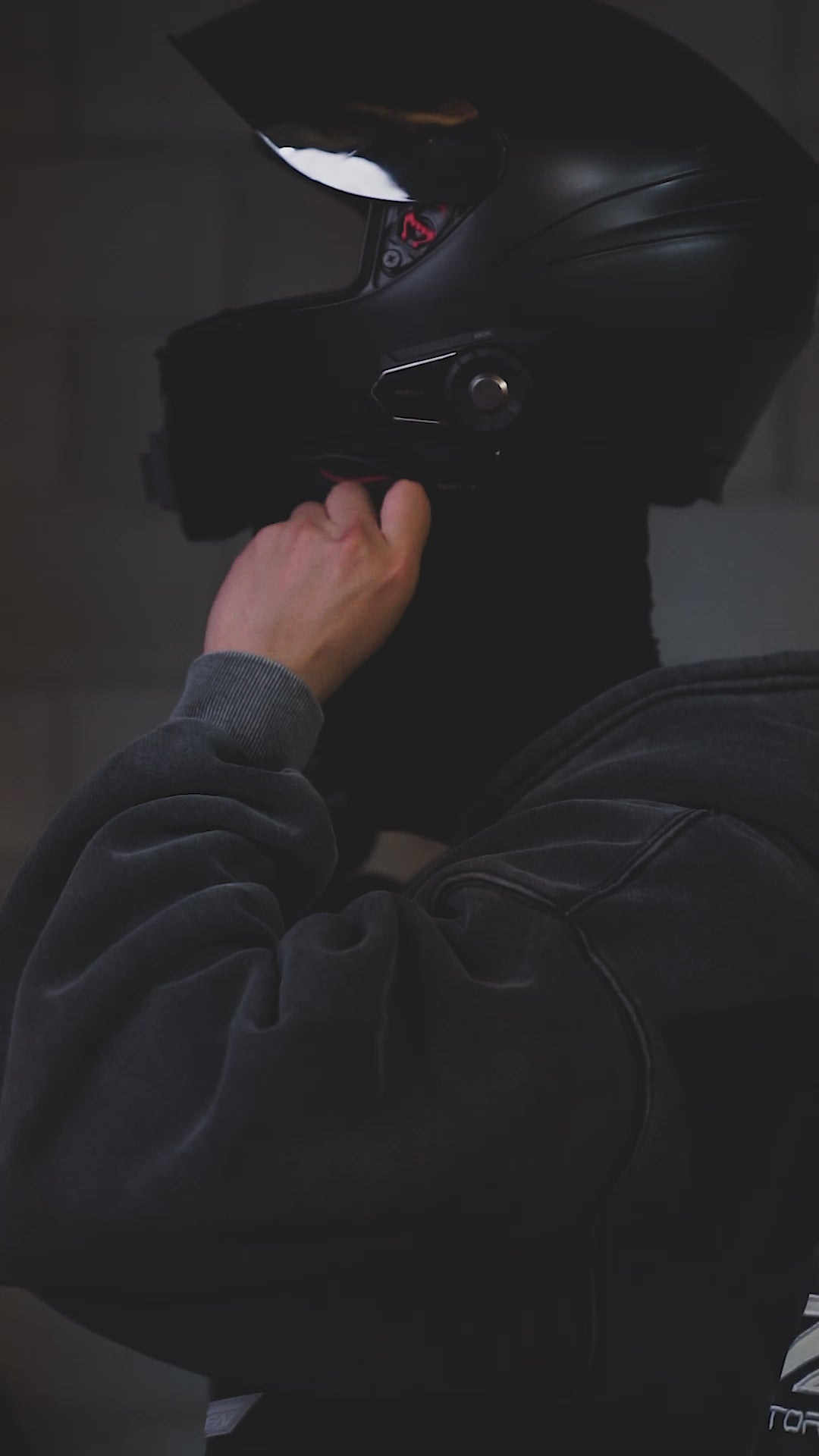 VINTAGE BLACK RACER HOODIE-5