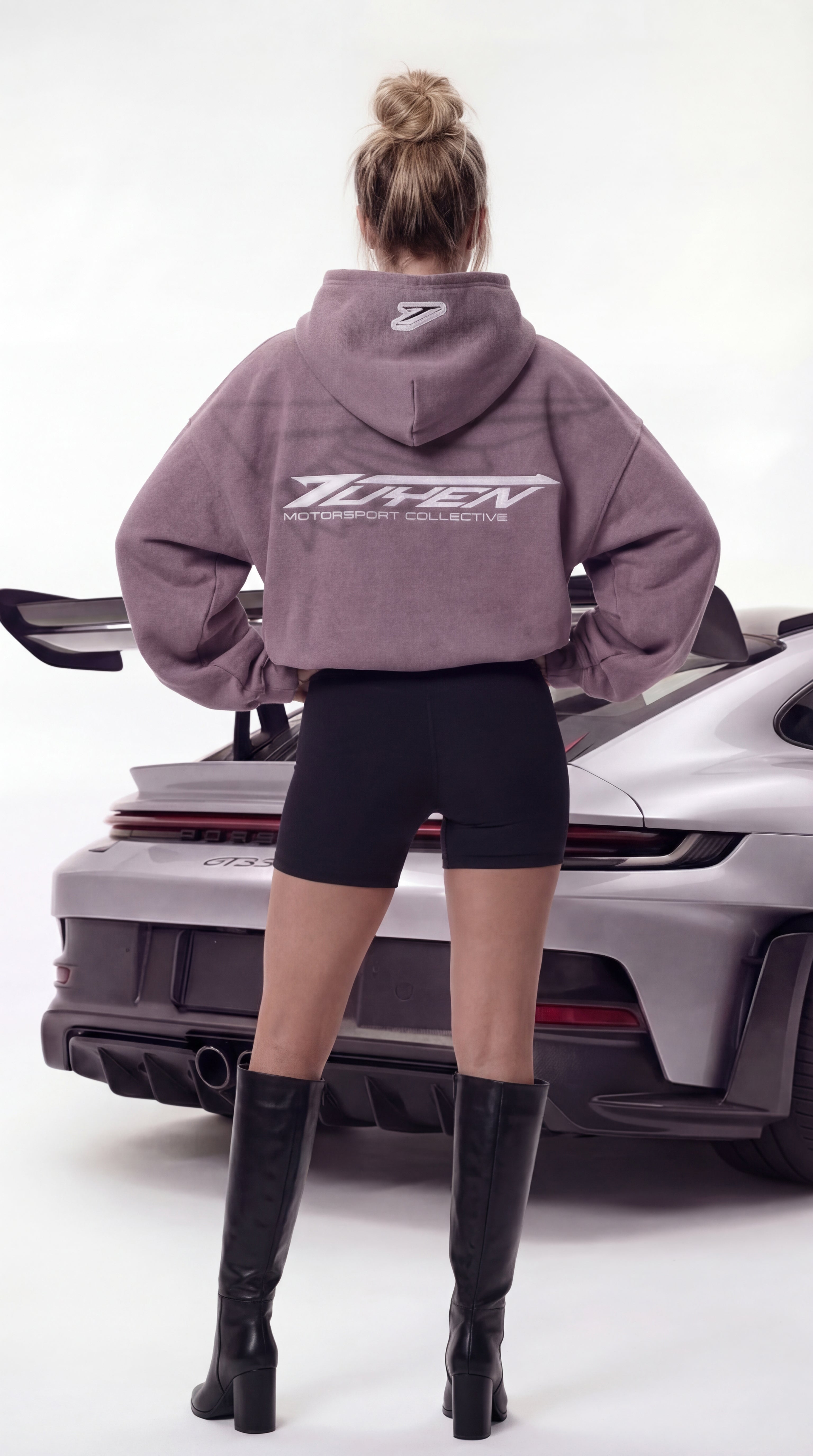 CONCRETE GREY RACER HOODIE-2